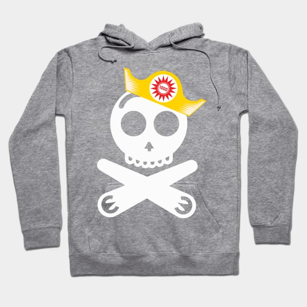 Pinball Pirate Captain Hoodie by amelinamel